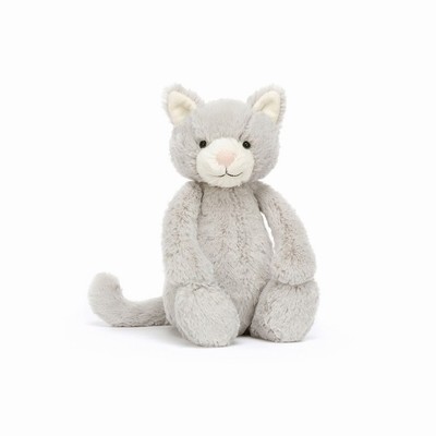 Jellycat Bashful Grey Poesje | TV2086345